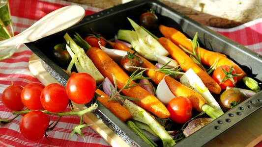 Tomatoes carrots yellow beets