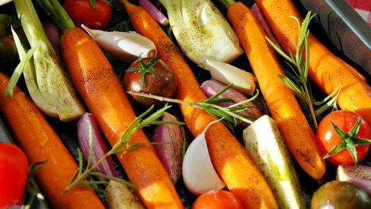 Tomatoes carrots yellow beets