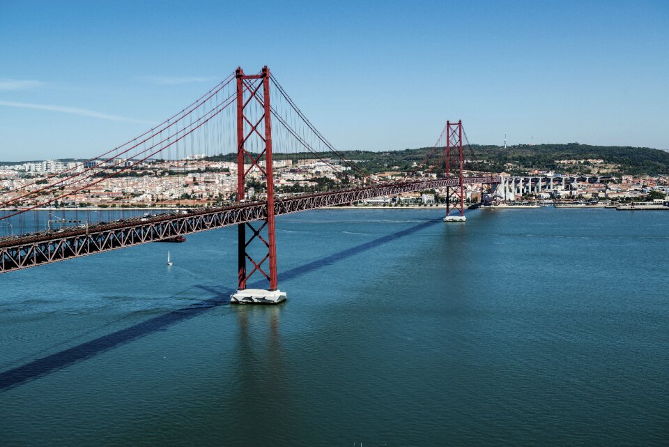 Lisboa portugal suspension bridge