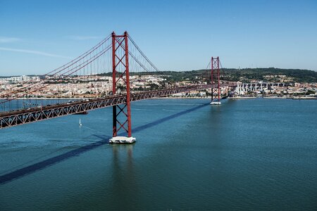 Lisboa portugal suspension bridge photo
