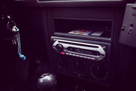 Autoradio dashboard sound system photo