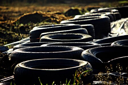 Rubber silo coverage tires