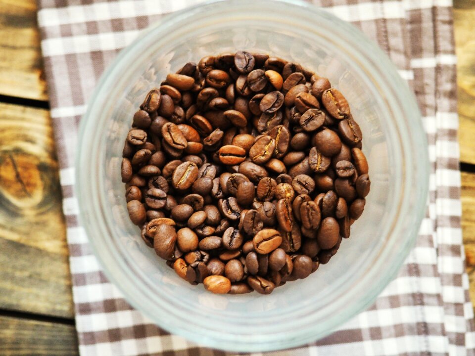 Fried grain drink coffee