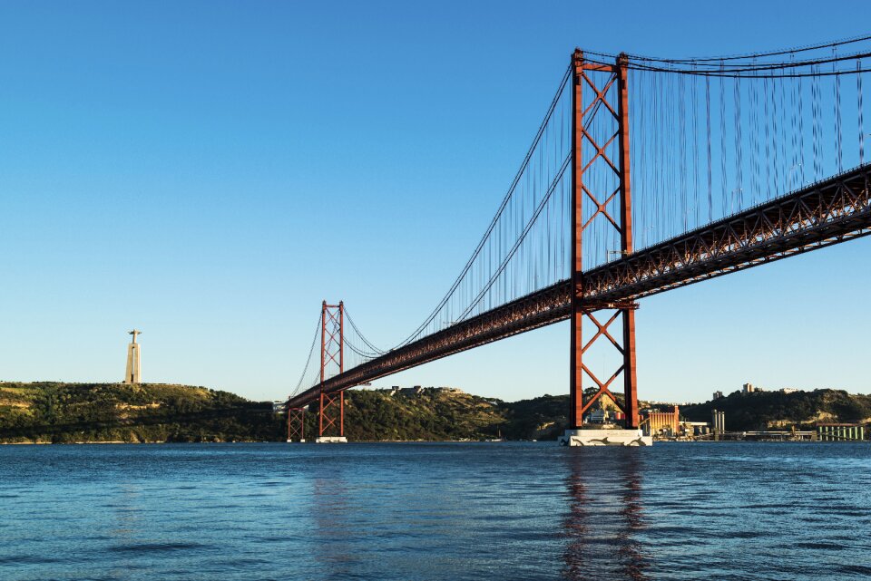 Portugal tejo suspension bridge