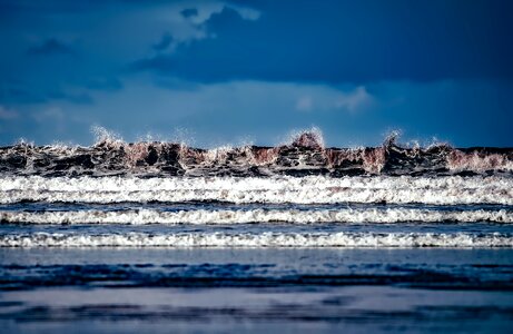 Sky clouds waves photo