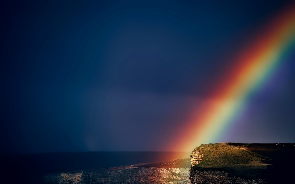 After storm colorful phenomena