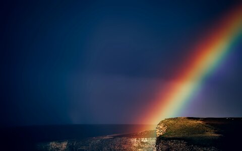 After storm colorful phenomena