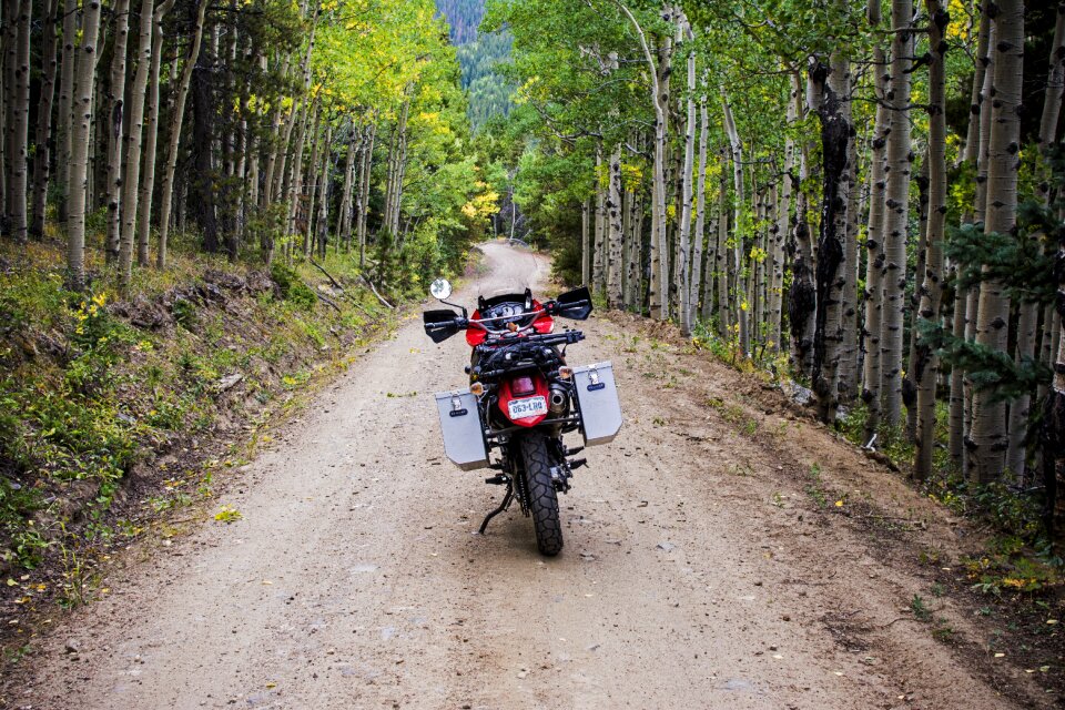 Dirt bike dirt road fall