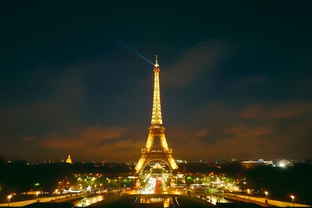 Urban eiffel tower landmark