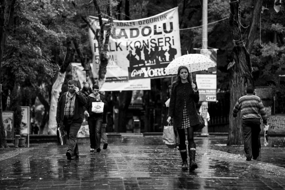 Dark documentary composition