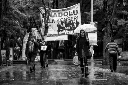 Dark documentary composition