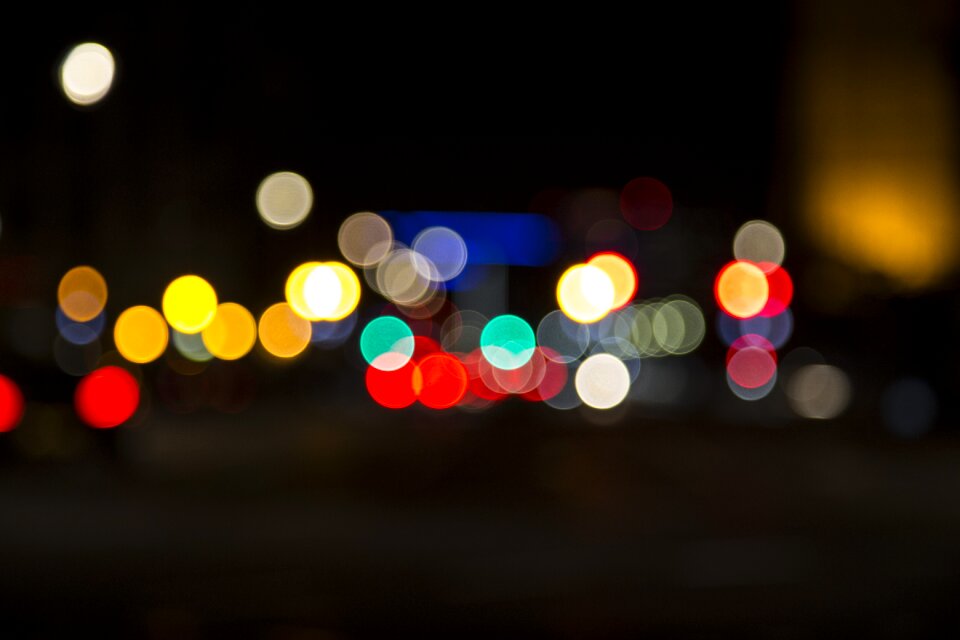 Dark night evening