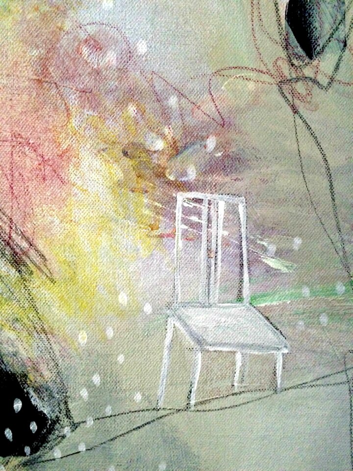 Artwork texture dripping