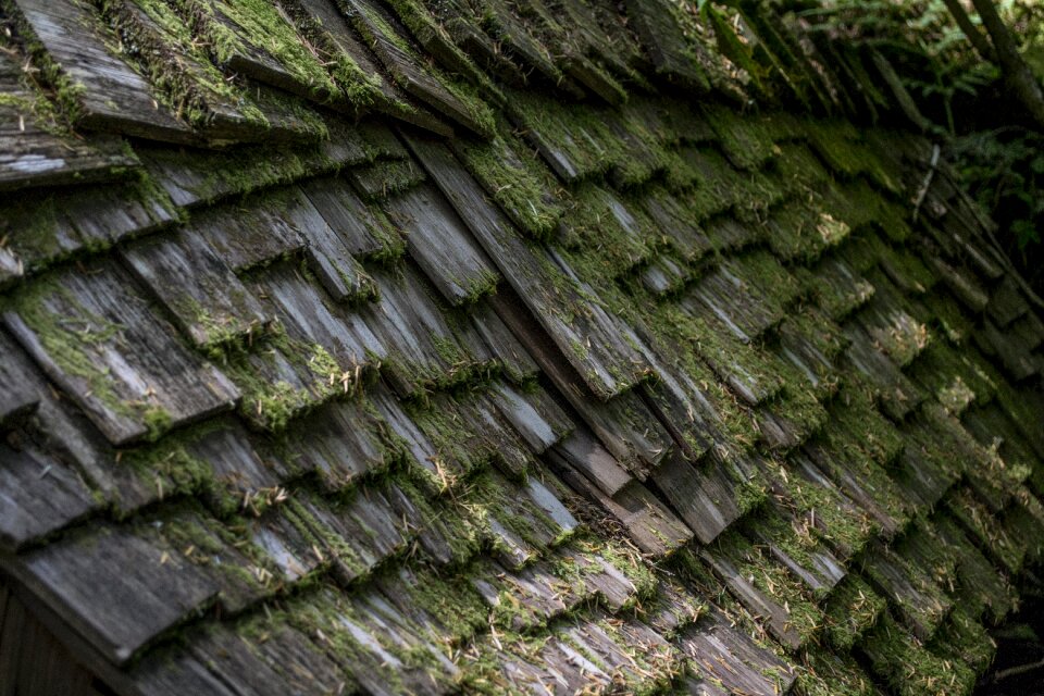 Layered worn weathered