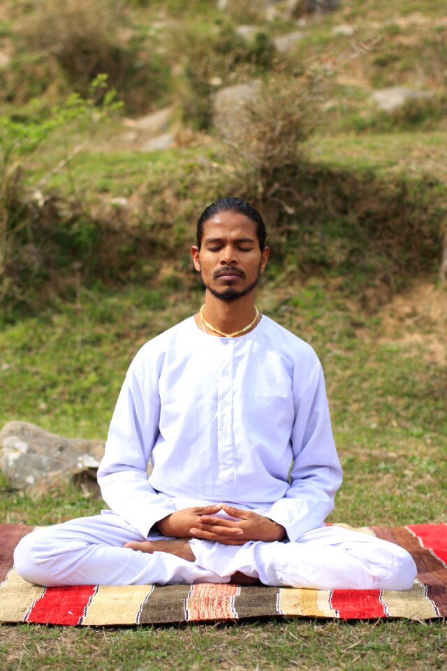 Symbol ethnic meditation photo