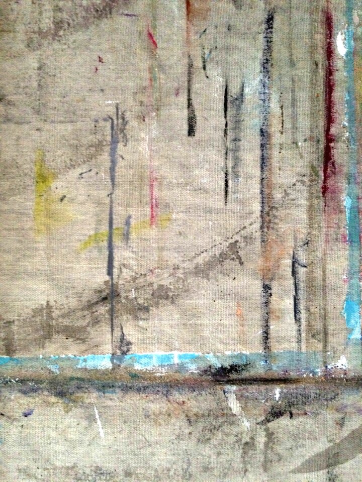 Artwork texture dripping