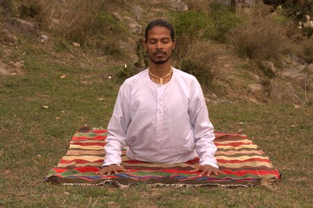 Symbol ethnic meditation photo