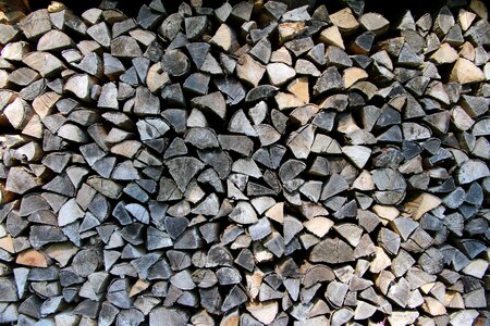 Firewood holzstapel log