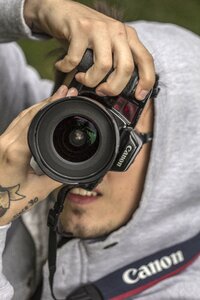 Camera photo person