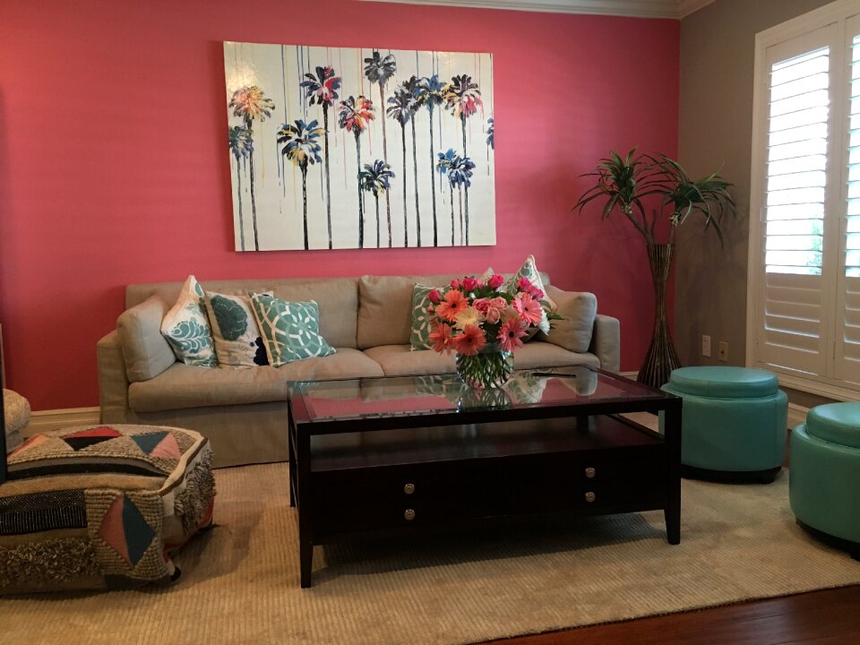 Pink interior style
