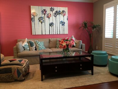 Pink interior style