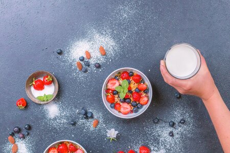 Breakfast flake fruit