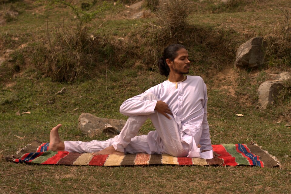 Symbol ethnic meditation photo