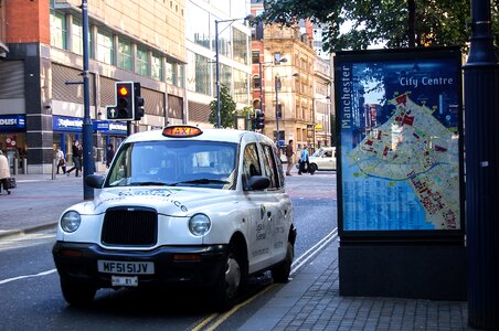 England taxi street photo