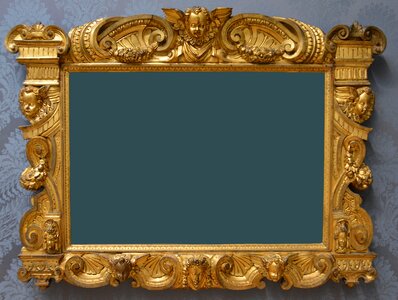 Frame wood picture frame isolated photo
