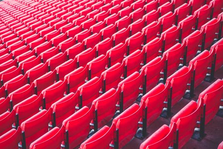 Red row seat