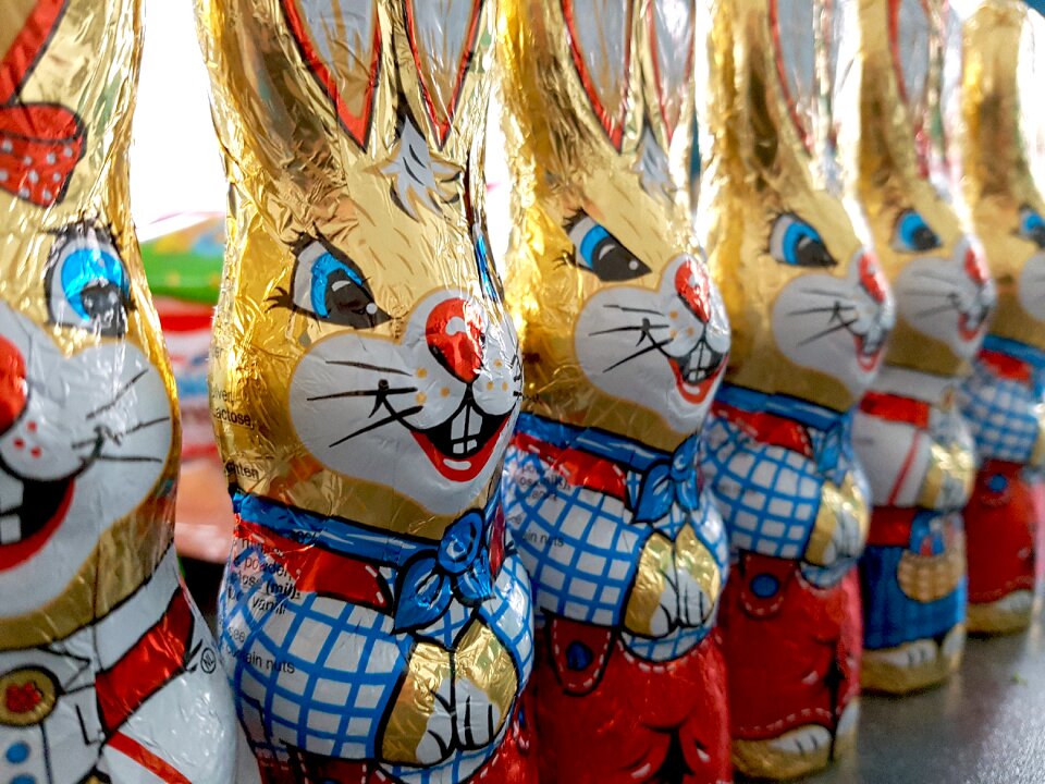 Chocolate candy happy easter