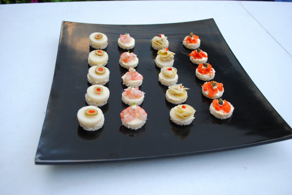 Food cocktail dish
