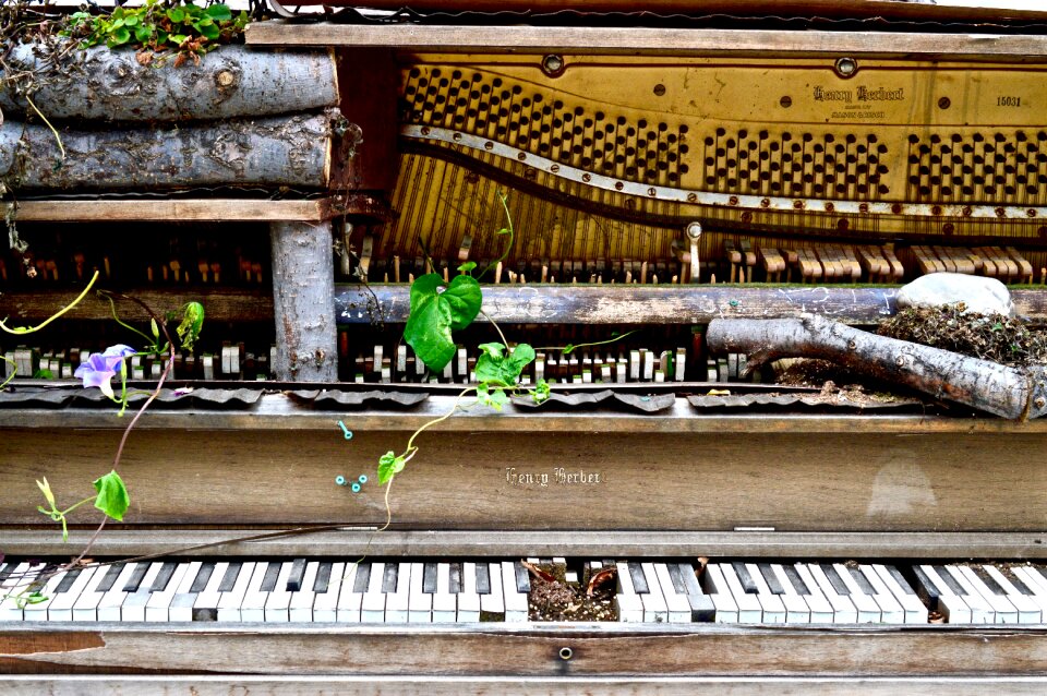 Abandoned wrecked instrument