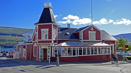 City building icelandic photo