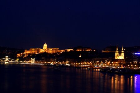 Hungary architecture night photo