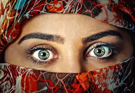 Figure eyebrows model