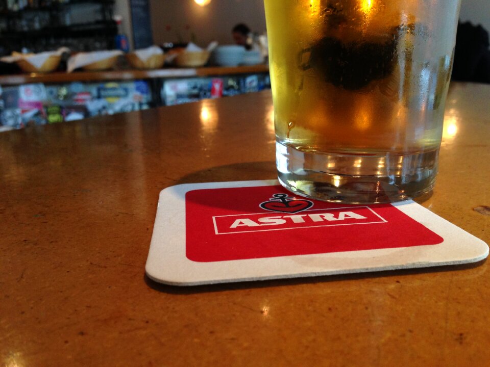 Pub bar beer coasters