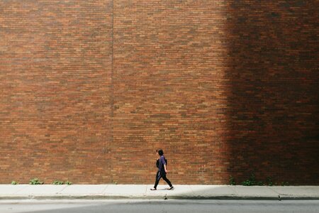 Person street walking