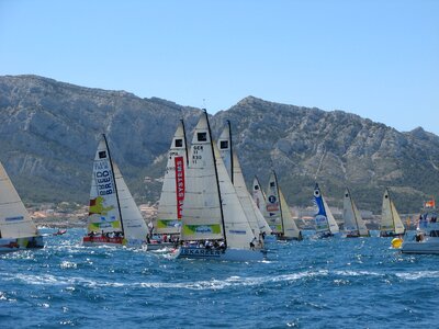 Marseille mediterranean sailboat