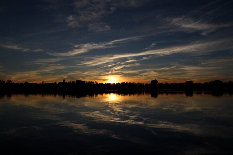 Twilight sky sun