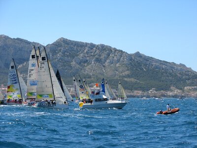 Marseille mediterranean sailboat