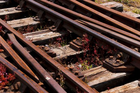 Rail track railroad photo