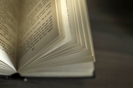Book book pages blurred lines