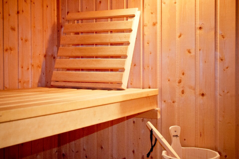 Wood finnish sauna finnish