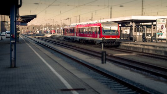 Transport rails railway station