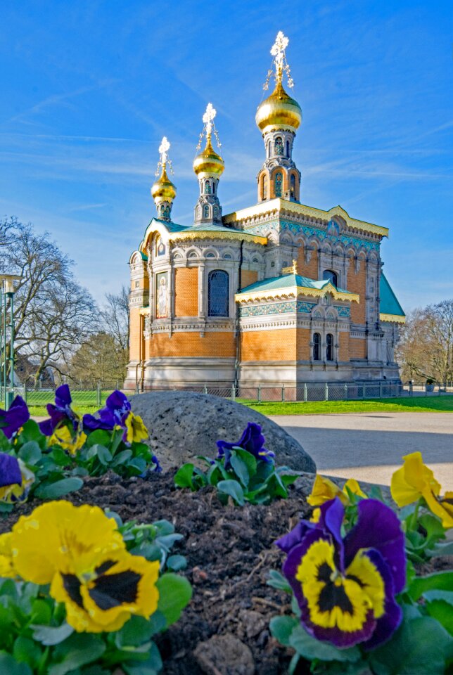 Mathildenhöhe russian chapel chapel