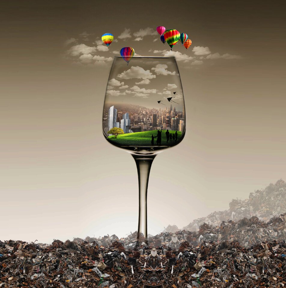 Save earth environment protection