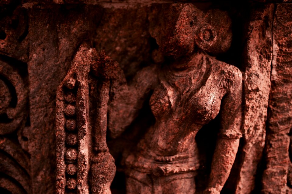 India indian woman sculpture