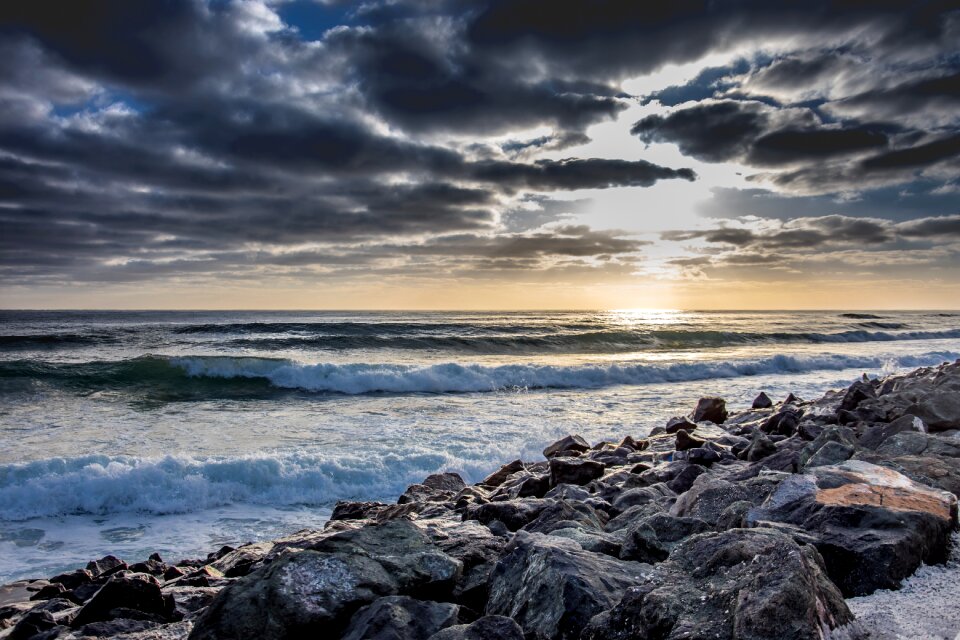 Bulgaria sea sunset