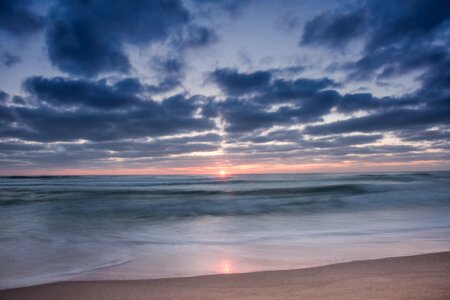 Bulgaria sea sunset photo